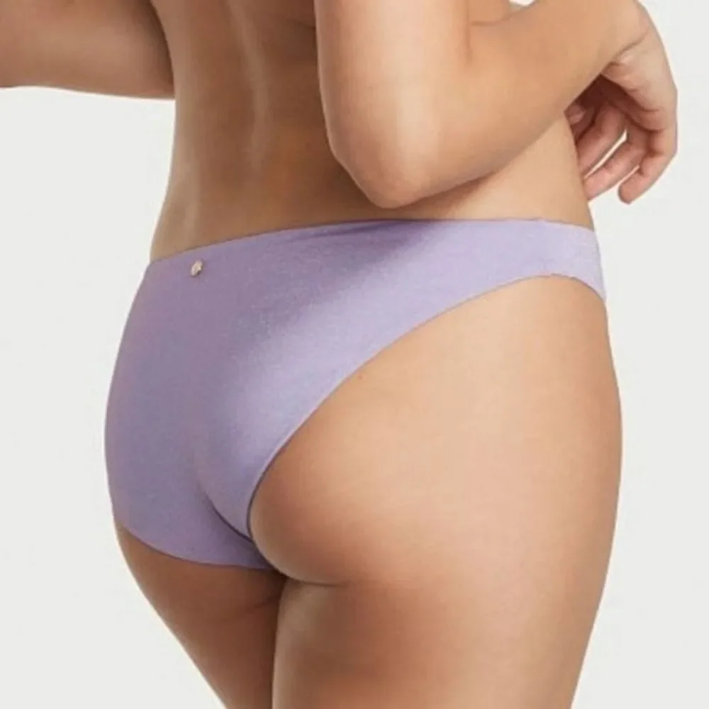 VICTORIA'S SECRET SWIM Essential Bikini Bottom Luxe Lavender Shimmer
